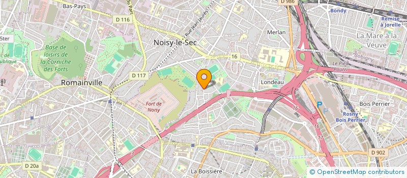 localisation de l'entreprise MADAME RENEE JOUVE à NOISY-LE-SEC