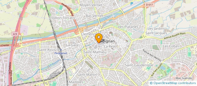 localisation de l'entreprise MADAME RENEE JULLIAN à PERPIGNAN