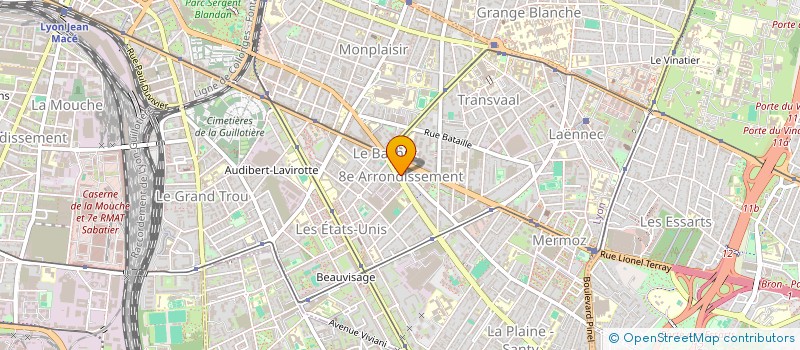 localisation de l'entreprise MADAME RENEE LAPIERRE  LYON