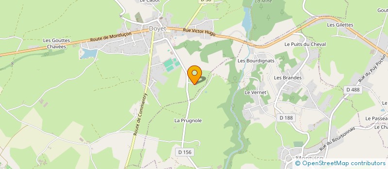 localisation de l'entreprise MADAME RENEE LARTIGAUD à BIZENEUILLE