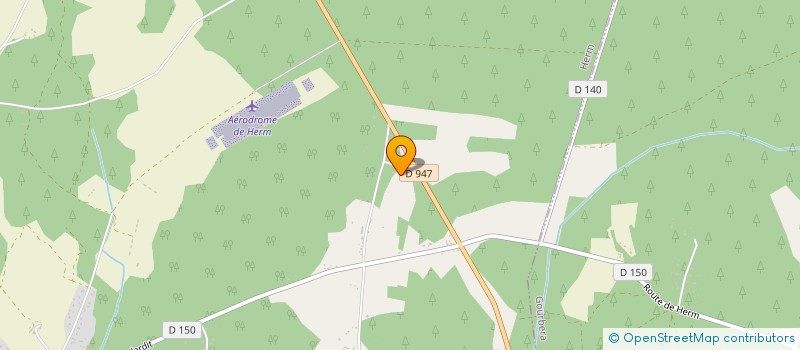 localisation de l'entreprise MADAME RENEE LAULOM  HERM