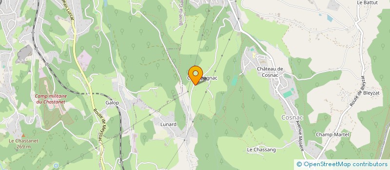 localisation de l'entreprise MADAME RENEE LAUMOND  COSNAC