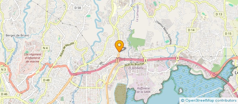 localisation de l'entreprise MADAME RENEE LAURE ZOU  FORT-DE-FRANCE