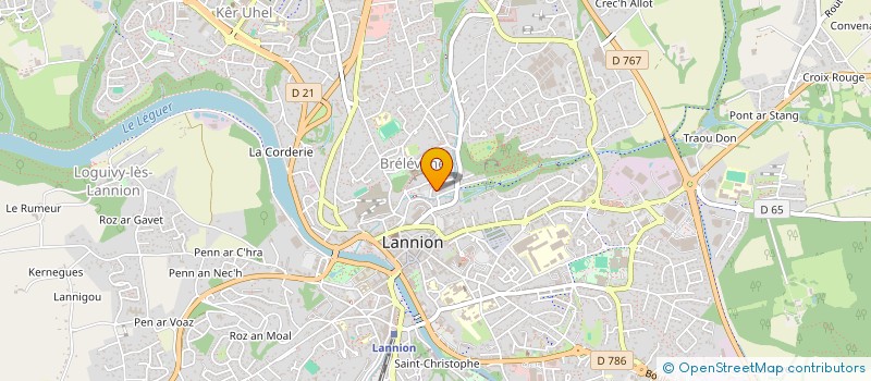 localisation de l'entreprise MADAME RENEE LE BESCOND  PLOUBEZRE