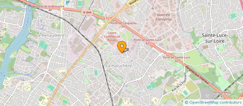localisation de l'entreprise MADAME RENEE LE BOUT à NANTES