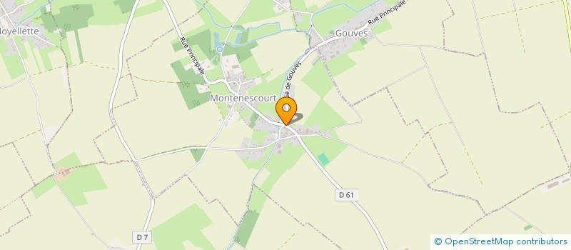 localisation de l'entreprise MADAME RENEE LEFEBVRE  MONCHIET