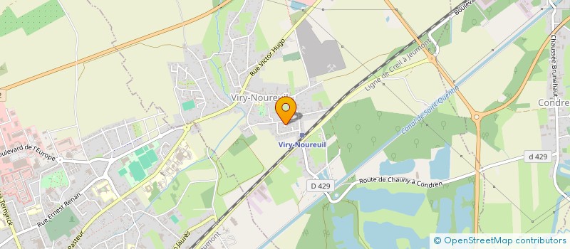 localisation de l'entreprise MADAME RENEE LEGLISE  ABBECOURT