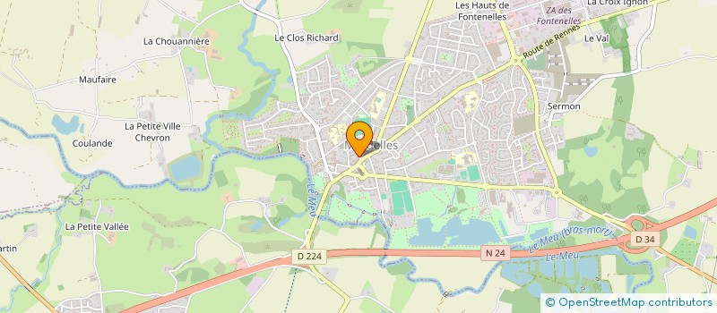 localisation de l'entreprise MADAME RENEE LEGRAND  BREAL-SOUS-MONTFORT