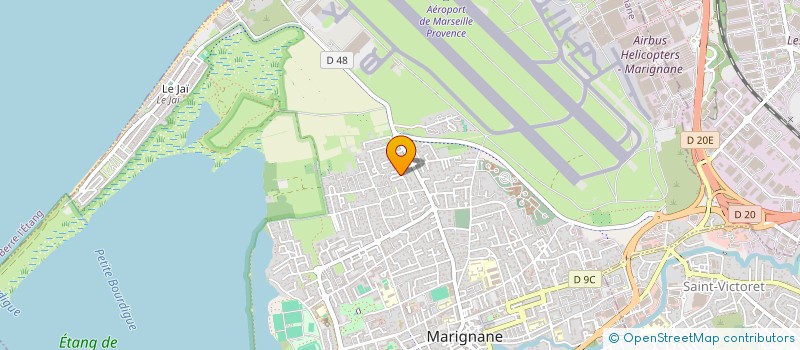 localisation de l'entreprise MADAME RENEE LEPECQUET à MARIGNANE
