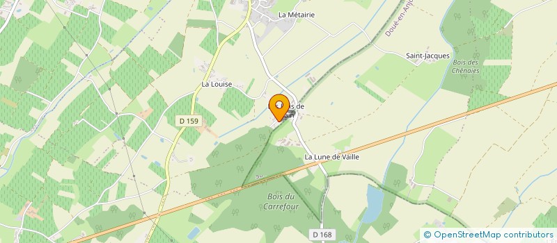 localisation de l'entreprise MADAME RENEE LEQUIPPE à DOUE-EN-ANJOU