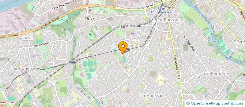 localisation de l'entreprise MADAME RENEE LERICHE  REZE