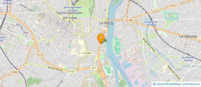 localisation de l'entreprise MADAME RENEE LEVARE  LE PECQ