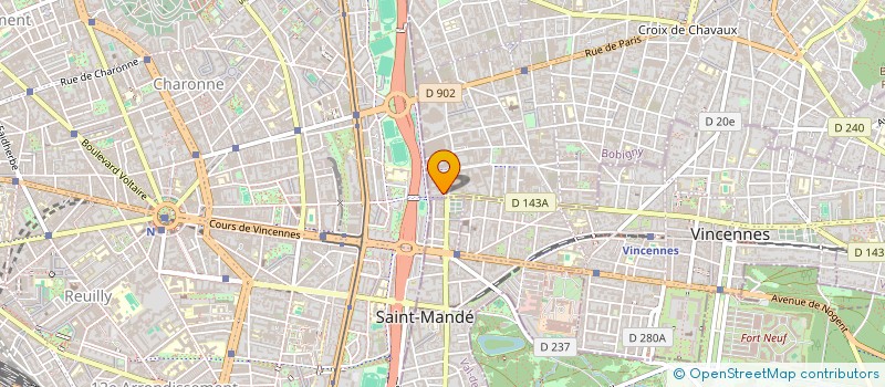localisation de l'entreprise MADAME RENEE LIGNEREUX à MONTREUIL