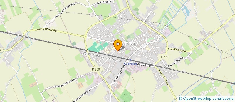 localisation de l'entreprise MADAME RENEE LOGEZ à AUDRUICQ