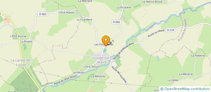 localisation de l'entreprise MADAME RENEE MACE à LOUGE SUR MAIRE
