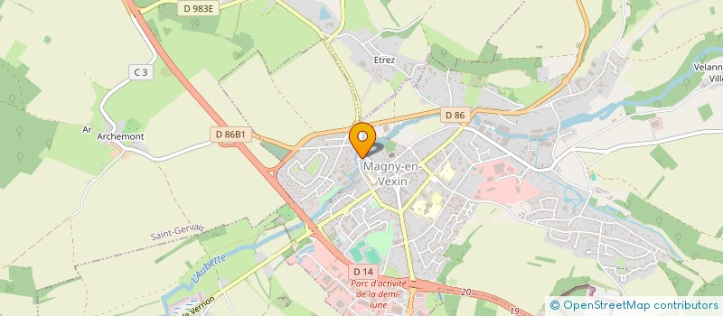 localisation de l'entreprise MADAME RENEE MAILLARD  SAINT-GERVAIS