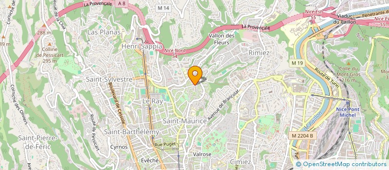 localisation de l'entreprise MADAME RENEE MARIE  NICE