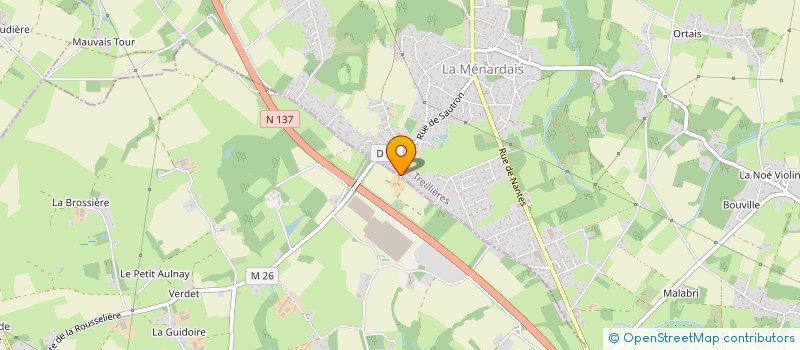 localisation de l'entreprise MADAME RENEE MARSEUL  TREILLIERES