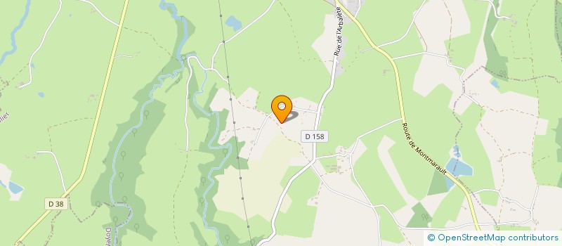 localisation de l'entreprise MADAME RENEE MARTIN  VILLEFRANCHE D ALLIER