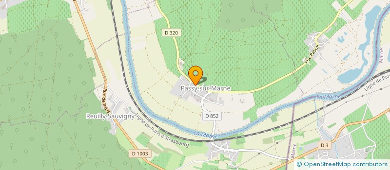 localisation de l'entreprise MADAME RENEE MARTIN  PASSY-SUR-MARNE