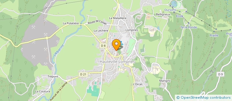 localisation de l'entreprise MADAME RENEE MEGE à PLATEAU D'HAUTEVILLE