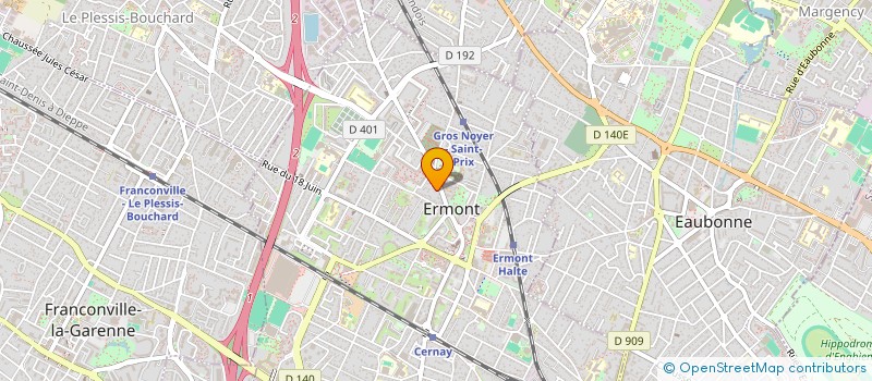 localisation de l'entreprise MADAME RENEE MESTRE  ERMONT