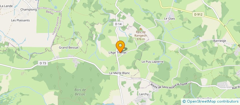 localisation de l'entreprise MADAME RENEE MESURE à SAINT-MAURICE-LA-SOUTERRAINE
