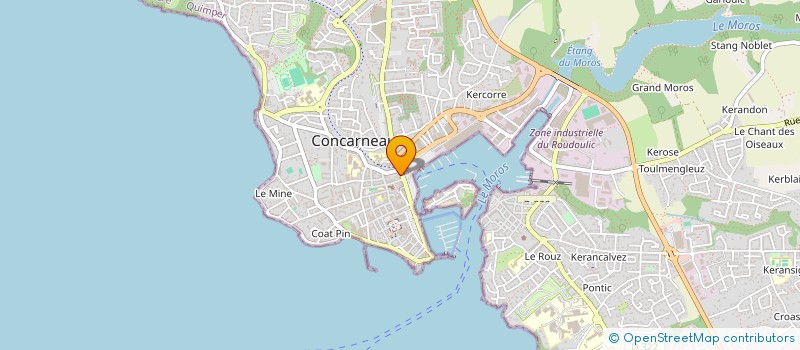 localisation de l'entreprise MADAME RENEE MICHELET à CONCARNEAU