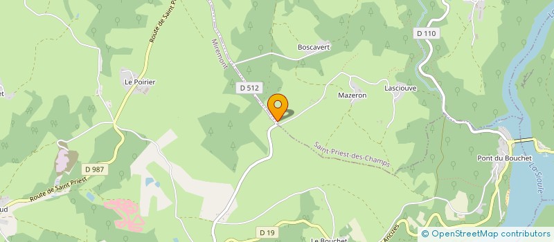 localisation de l'entreprise MADAME RENEE MOLLE  CHARENSAT