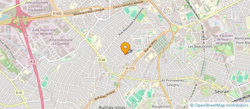 localisation de l'entreprise MADAME RENEE MUNIER  AULNAY-SOUS-BOIS