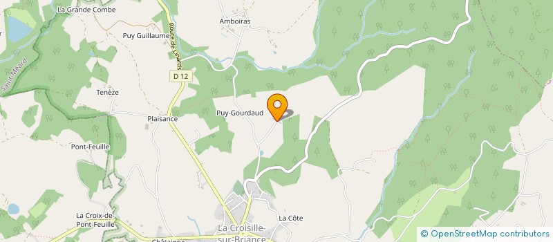 localisation de l'entreprise MADAME RENEE NARDIAS à LA CROISILLE-SUR-BRIANCE