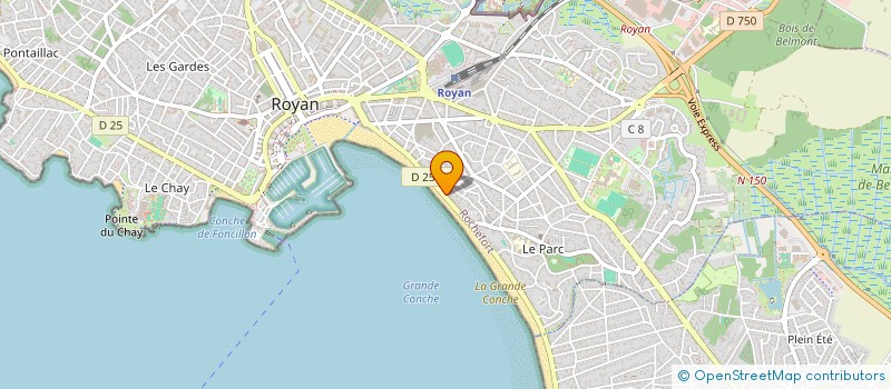 localisation de l'entreprise MADAME RENEE NOBLET  ROYAN