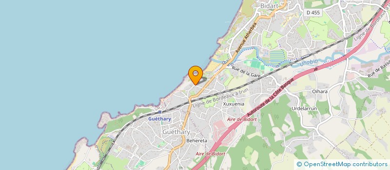 localisation de l'entreprise MADAME RENEE NOGARET  GUETHARY