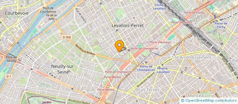 localisation de l'entreprise MADAME RENEE OLLIER à LEVALLOIS-PERRET