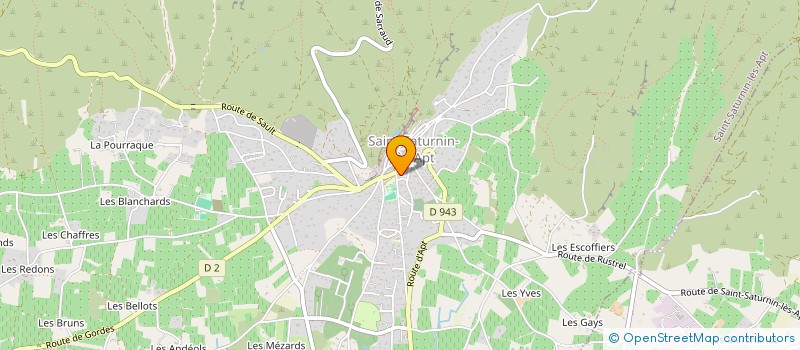 localisation de l'entreprise MADAME RENEE OUVIER à SAINT-SATURNIN-LES-APT