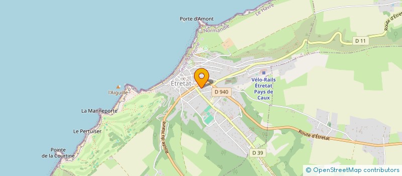 localisation de l'entreprise MADAME RENEE PAUMELLE à ETRETAT