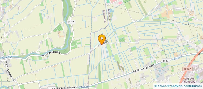 localisation de l'entreprise MADAME RENEE PELLEGRINI  MONTEUX