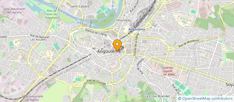 localisation de l'entreprise MADAME RENEE PENIGAUD à ANGOULEME