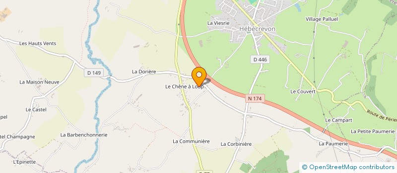 localisation de l'entreprise MADAME RENEE PERIER  THEREVAL