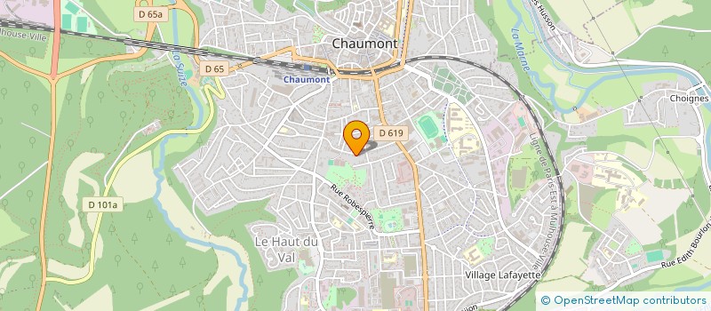 localisation de l'entreprise MADAME RENEE PETITPRETRE à CHAUMONT