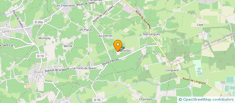 localisation de l'entreprise MADAME RENEE PIGUET  BLACE