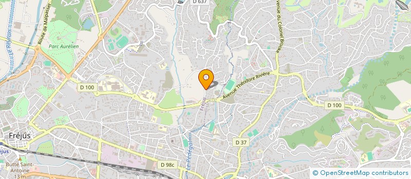 localisation de l'entreprise MADAME RENEE PINI à FREJUS