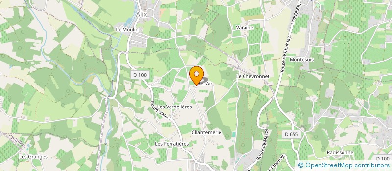 localisation de l'entreprise MADAME RENEE POITRASSON à CHARNAY