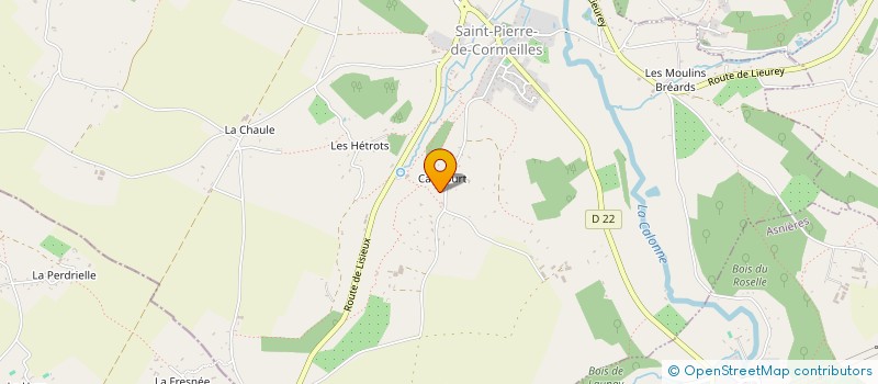 localisation de l'entreprise MADAME RENEE PONCET à SAINT-PIERRE-DE-CORMEILLES