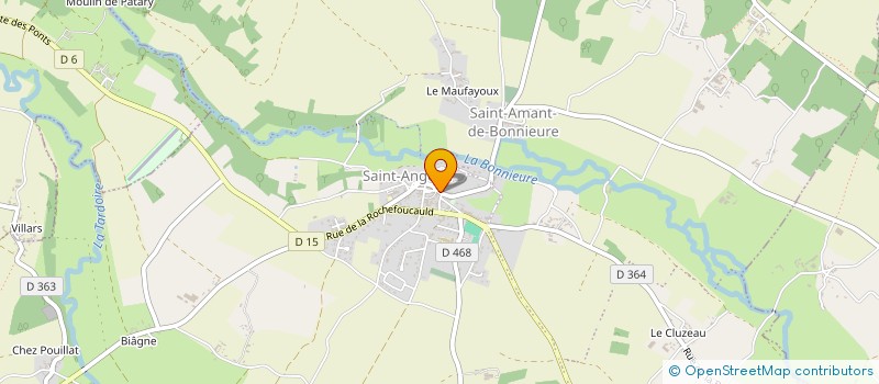 localisation de l'entreprise MADAME RENEE POULAIN à VAL-DE-BONNIEURE