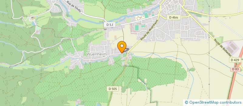 localisation de l'entreprise MADAME RENEE PROBST  BERGHOLTZZELL