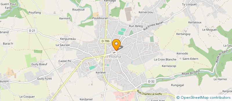 localisation de l'entreprise MADAME RENEE PUSTOCH  PLOUHA