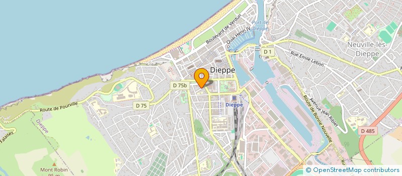 localisation de l'entreprise MADAME RENEE QUESSANDIER à DIEPPE