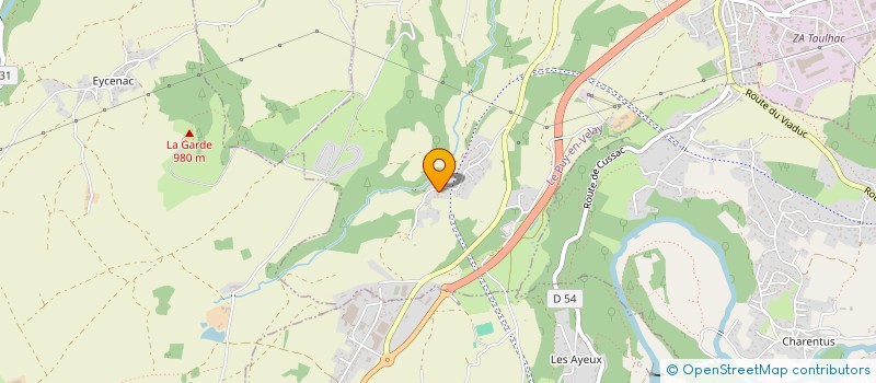 localisation de l'entreprise MADAME RENEE RAVOUX  LE PUY-EN-VELAY