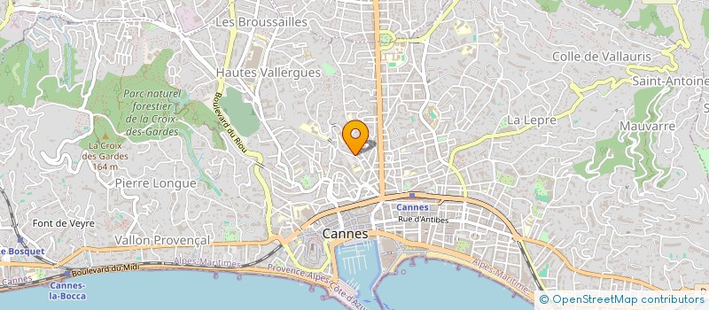 localisation de l'entreprise MADAME RENEE RAYBAUD à CANNES